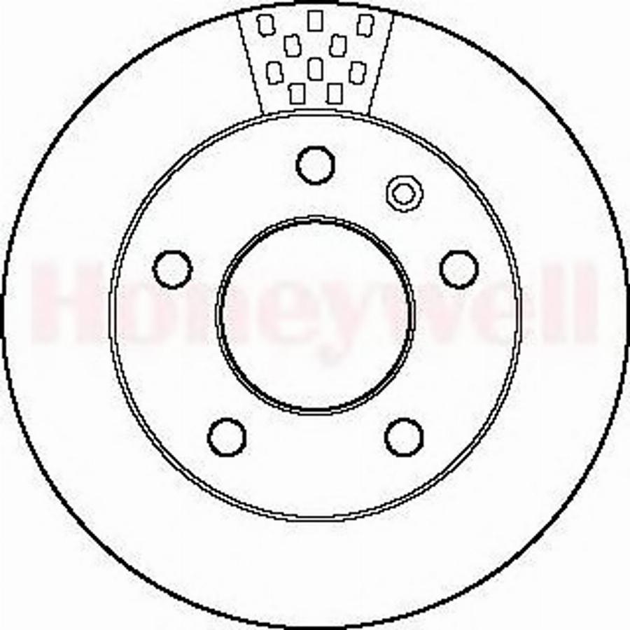 BENDIX 562086 B - Brake Disc autospares.lv