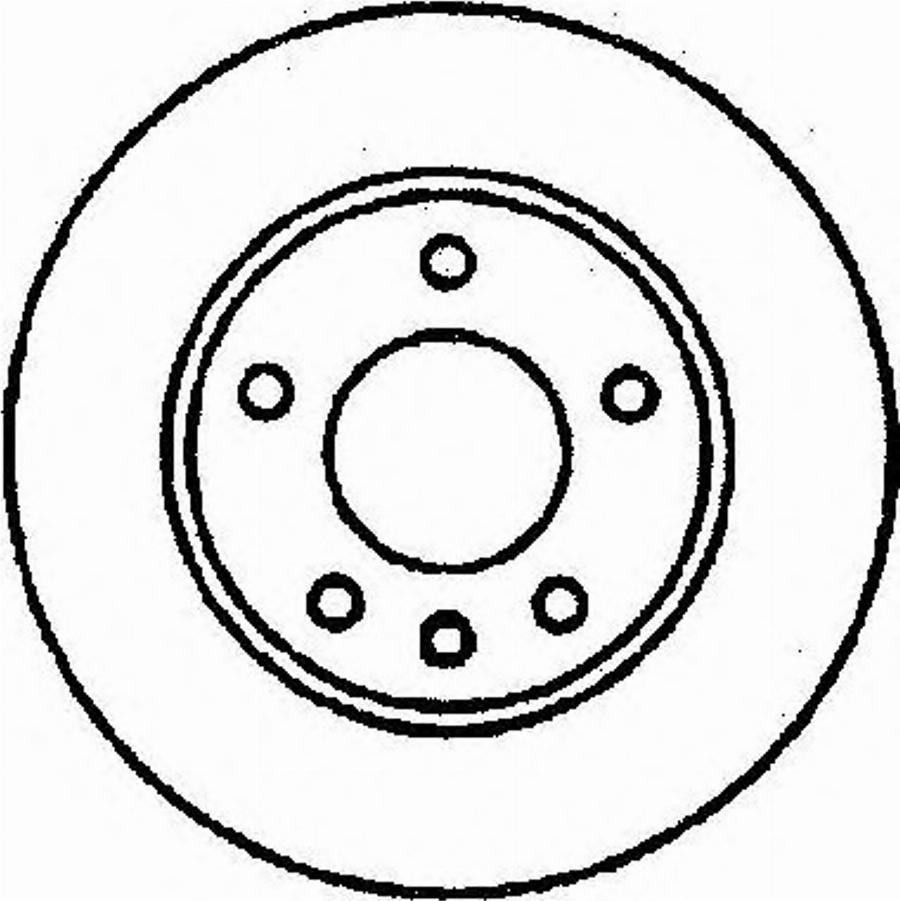 BENDIX 562032 B - Brake Disc autospares.lv