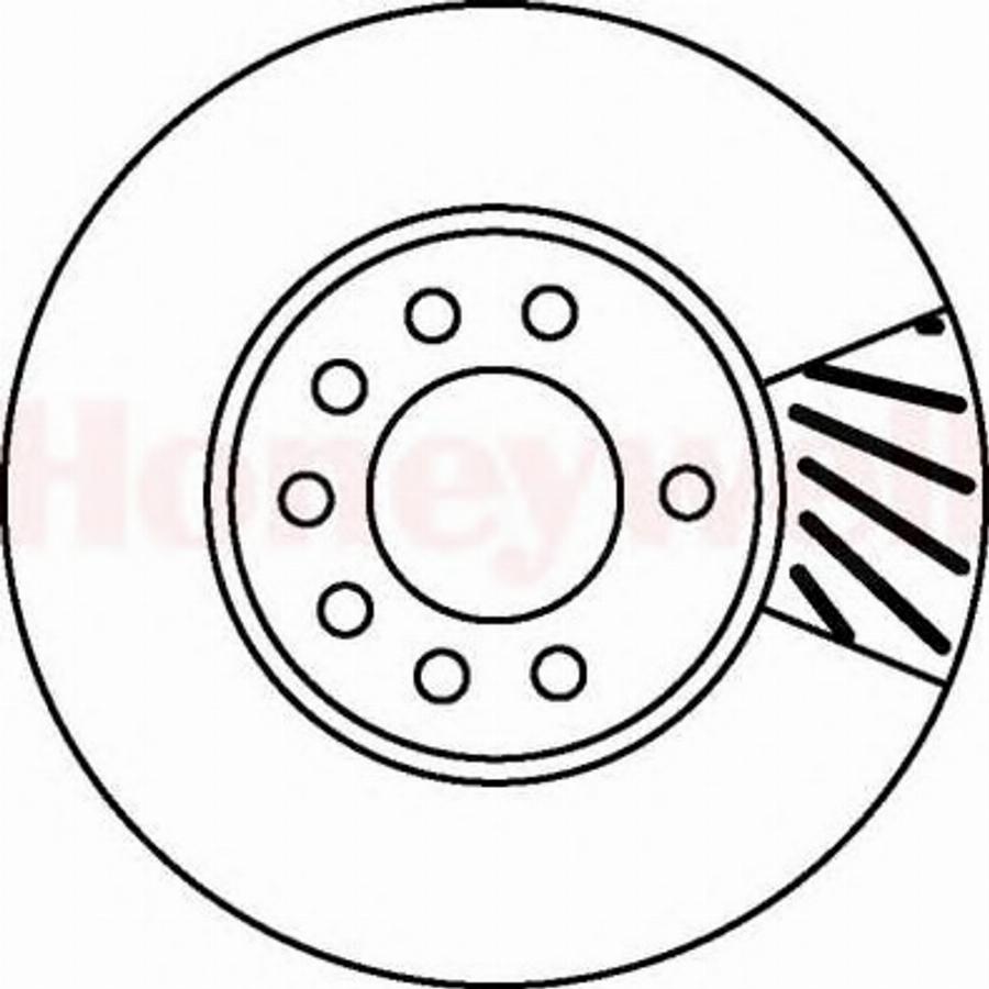 BENDIX 562070 B - Brake Disc autospares.lv