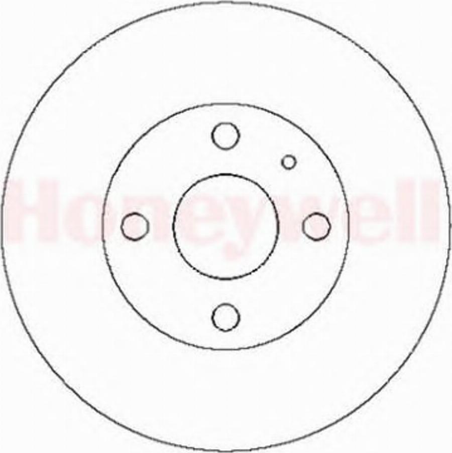 BENDIX 562197 B - Brake Disc autospares.lv