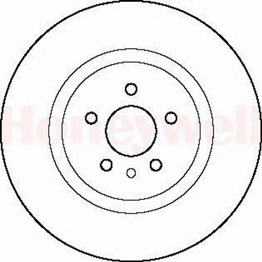 BENDIX 562106 B - Brake Disc autospares.lv