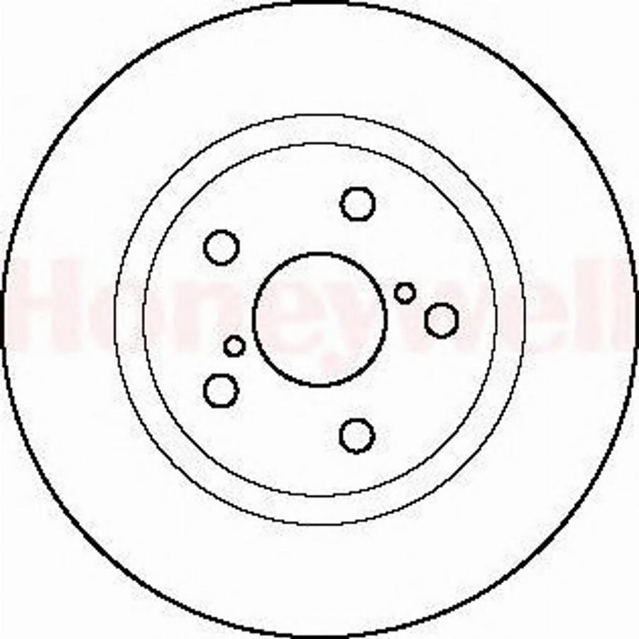 BENDIX 562119 B - Brake Disc autospares.lv