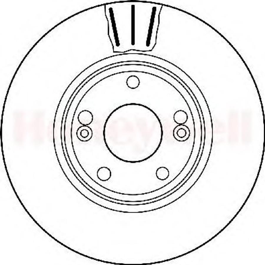 BENDIX 562183 B - Brake Disc autospares.lv