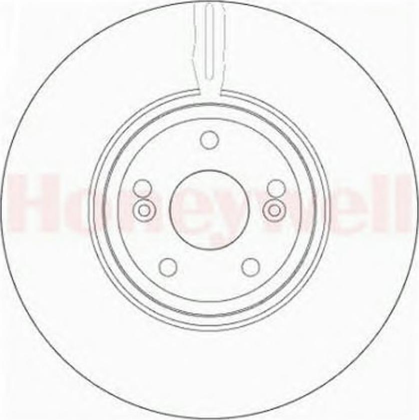 BENDIX 562187 B - Brake Disc autospares.lv