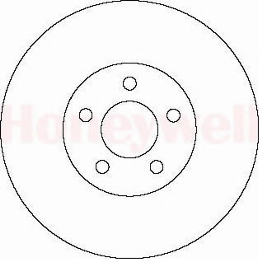 BENDIX 562136 B - Brake Disc autospares.lv