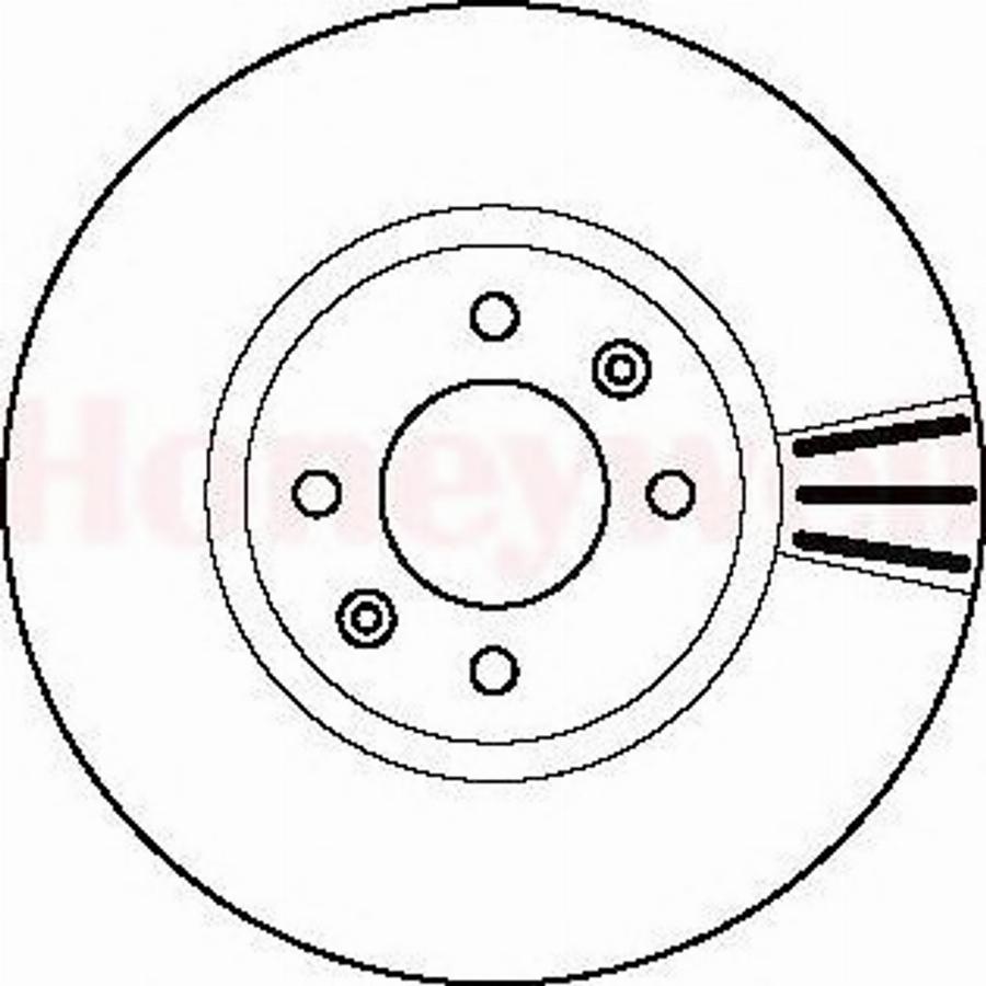 BENDIX 562131 B - Brake Disc autospares.lv