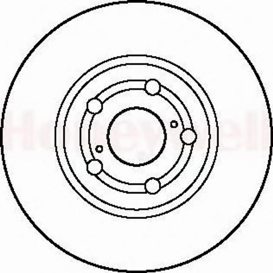 BENDIX 562125 B - Brake Disc autospares.lv