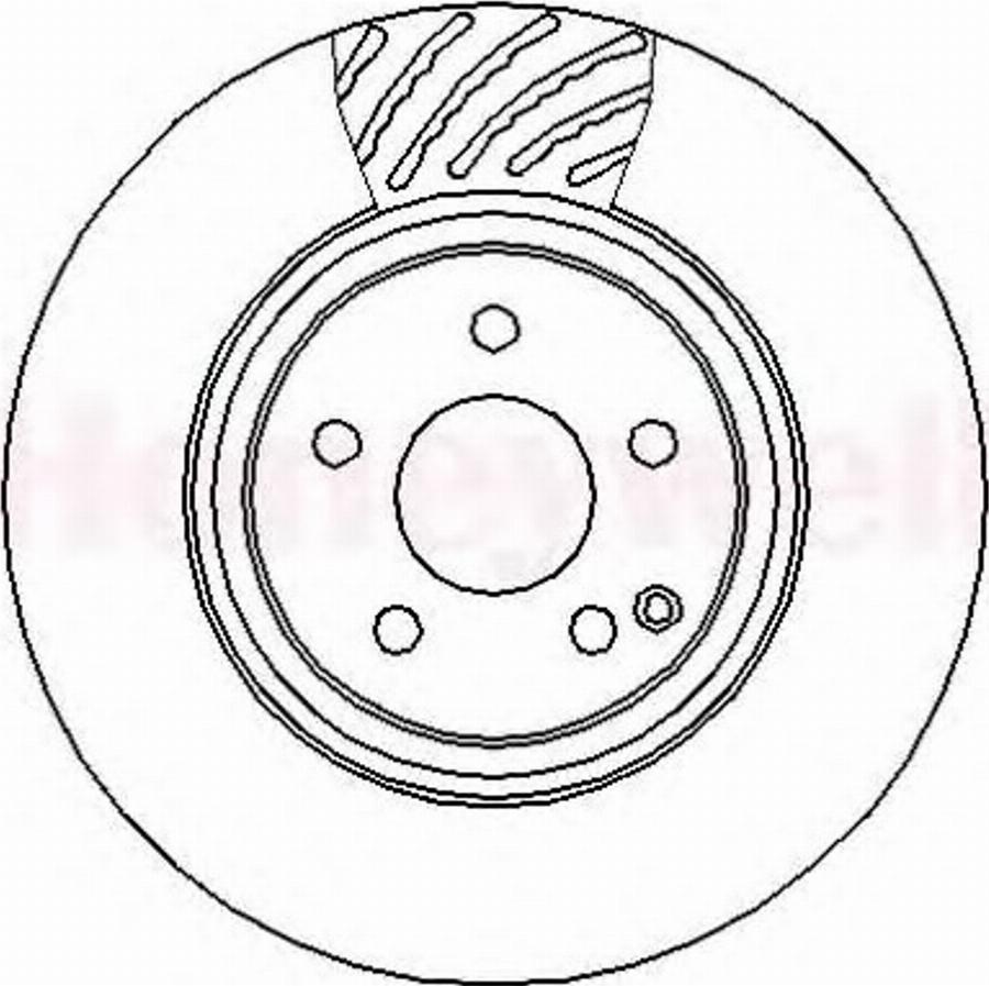 BENDIX 562396B - Brake Disc autospares.lv