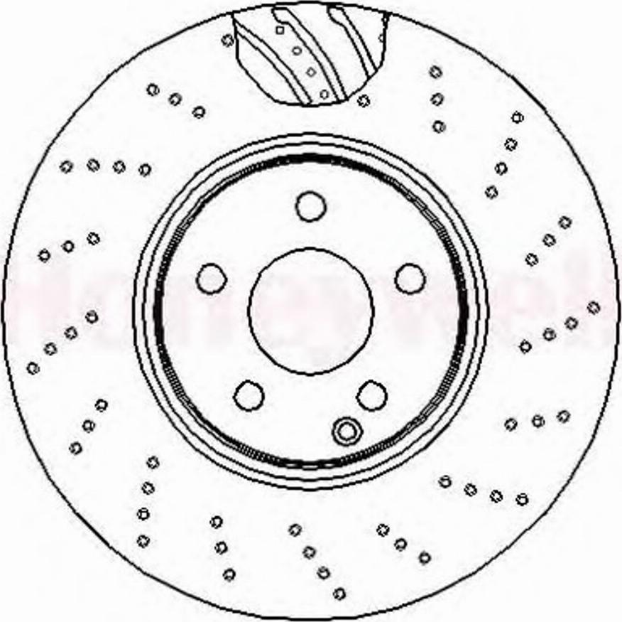 BENDIX 562344B - Brake Disc autospares.lv