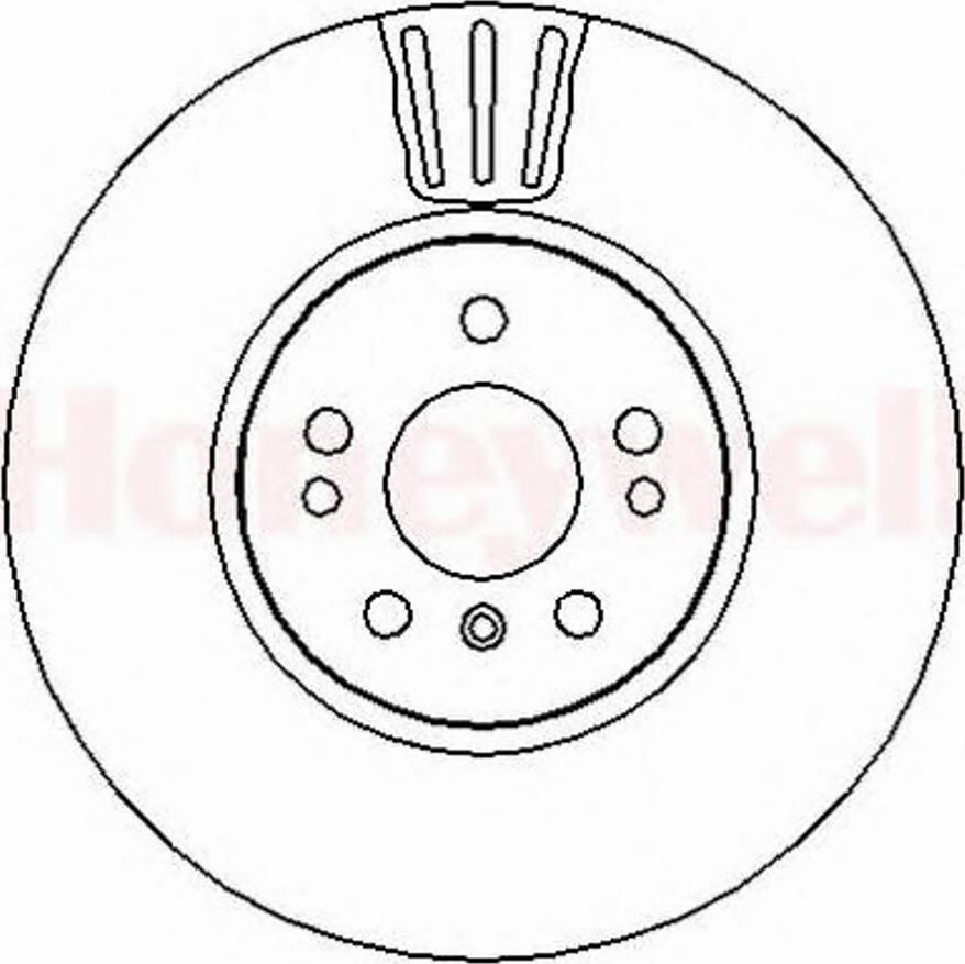 BENDIX 562343B - Brake Disc autospares.lv