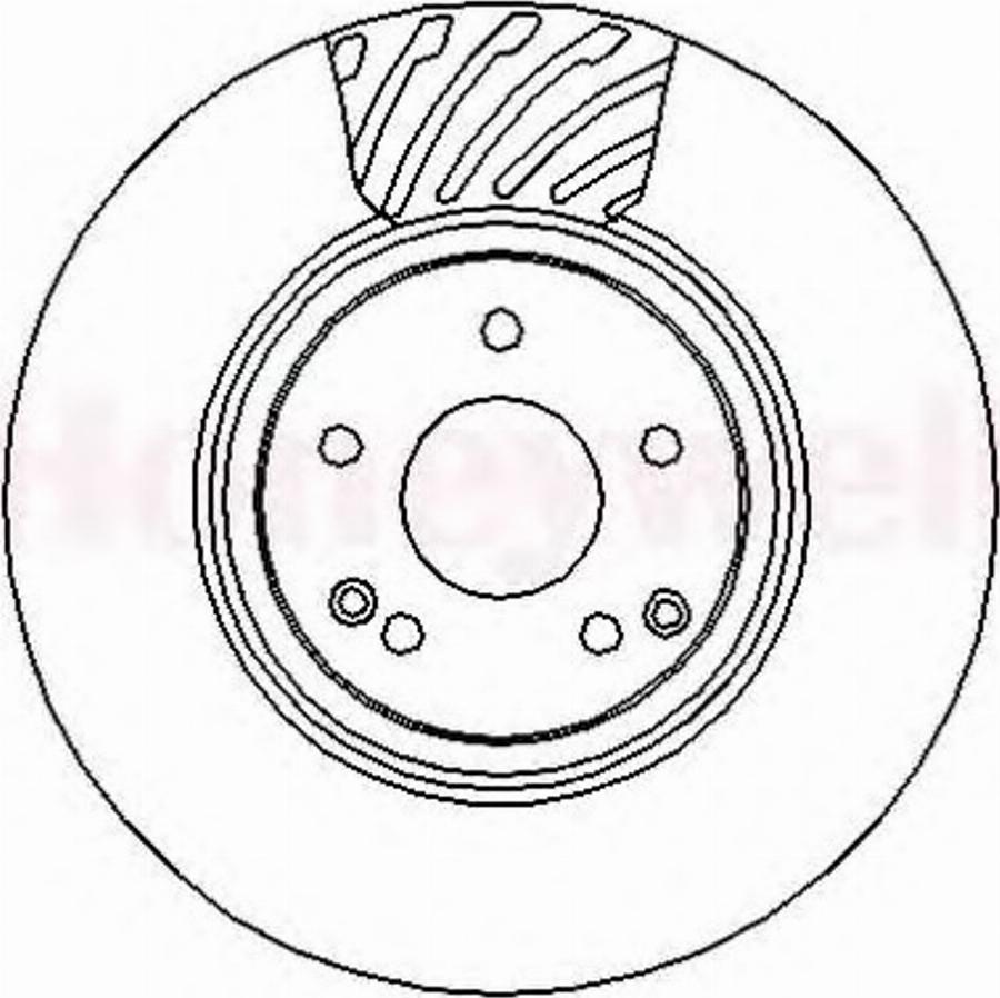 BENDIX 562354B - Brake Disc autospares.lv