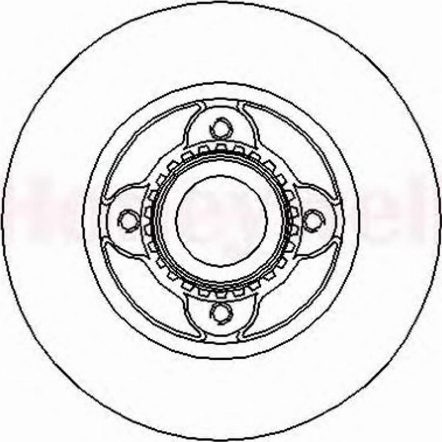 BENDIX 562366B - Brake Disc autospares.lv