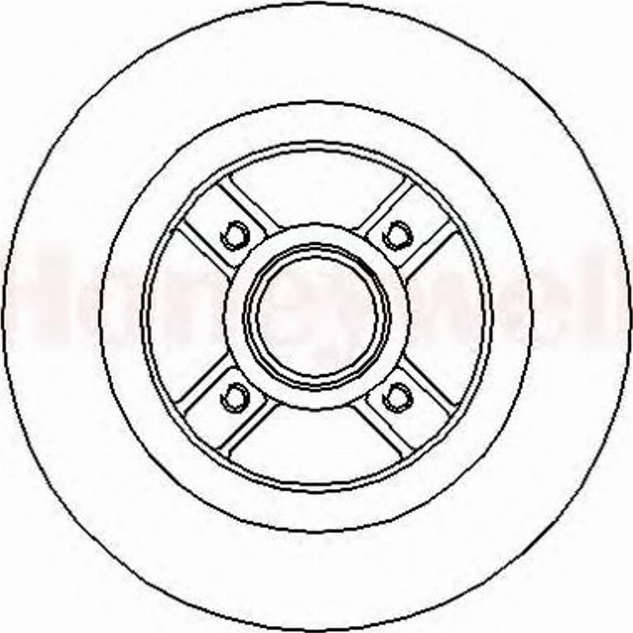 BENDIX 562368B - Brake Disc autospares.lv