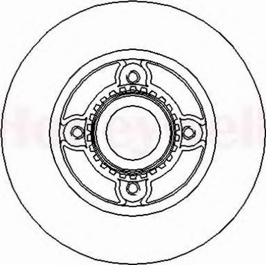 BENDIX 562367B - Brake Disc autospares.lv