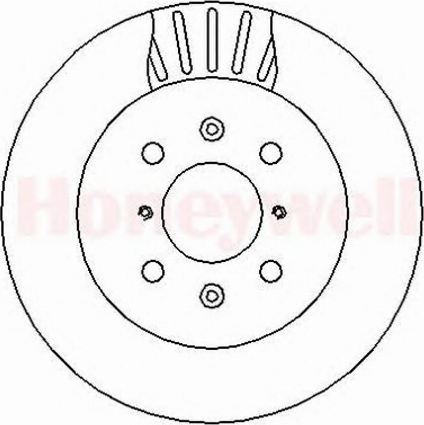 BENDIX 562308 B - Brake Disc autospares.lv