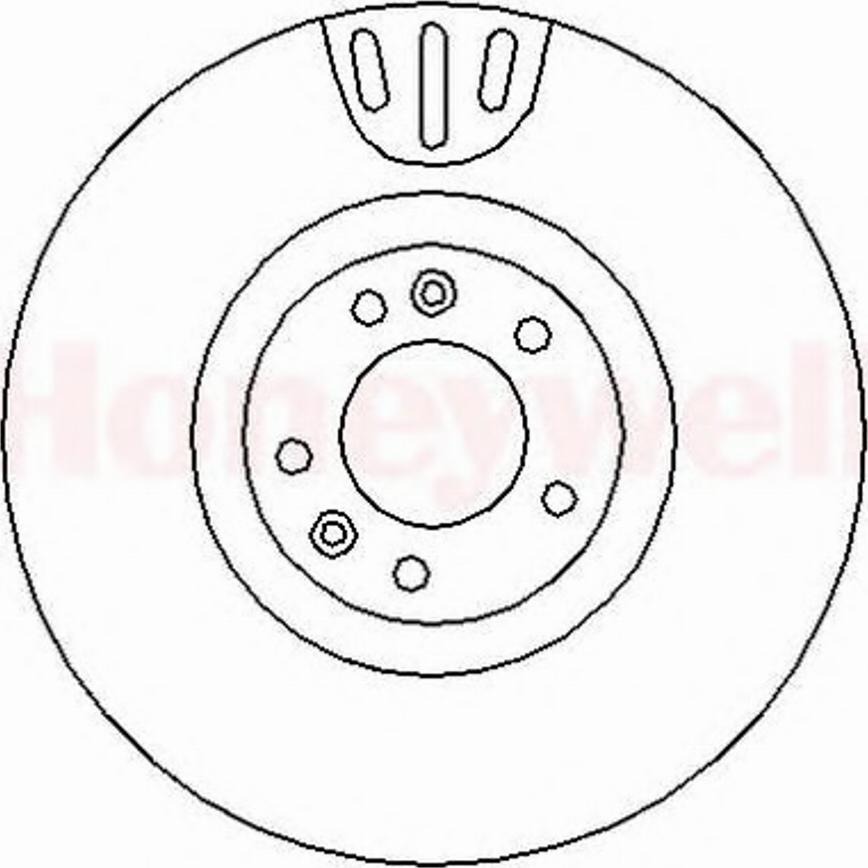 BENDIX 562335B - Brake Disc autospares.lv