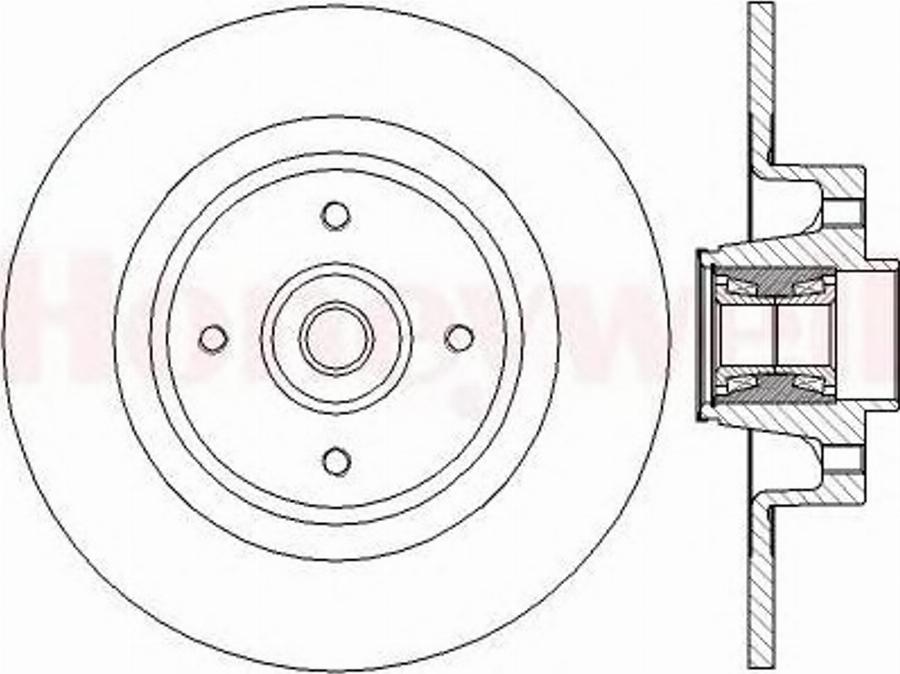 BENDIX 562379B - Brake Disc autospares.lv