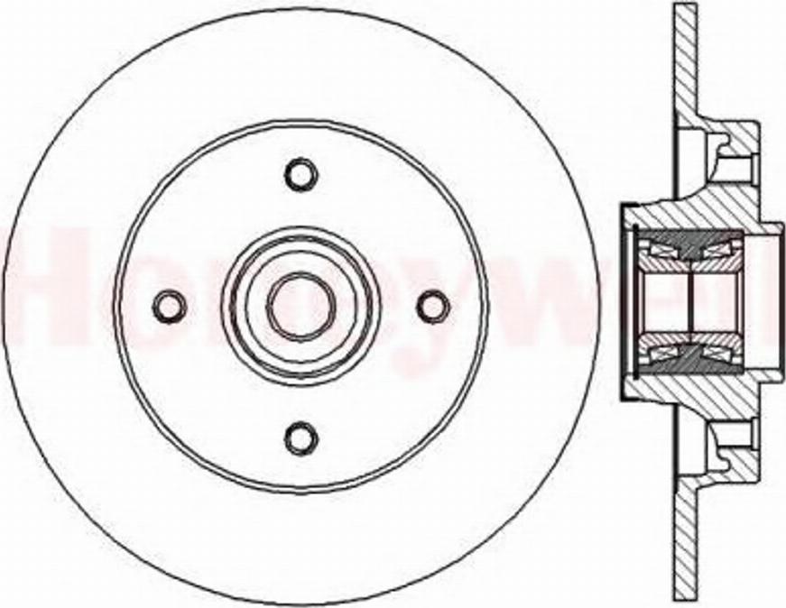 BENDIX 562373B - Brake Disc autospares.lv