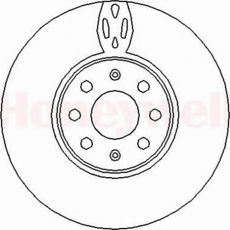 BENDIX 562297 B - Brake Disc autospares.lv