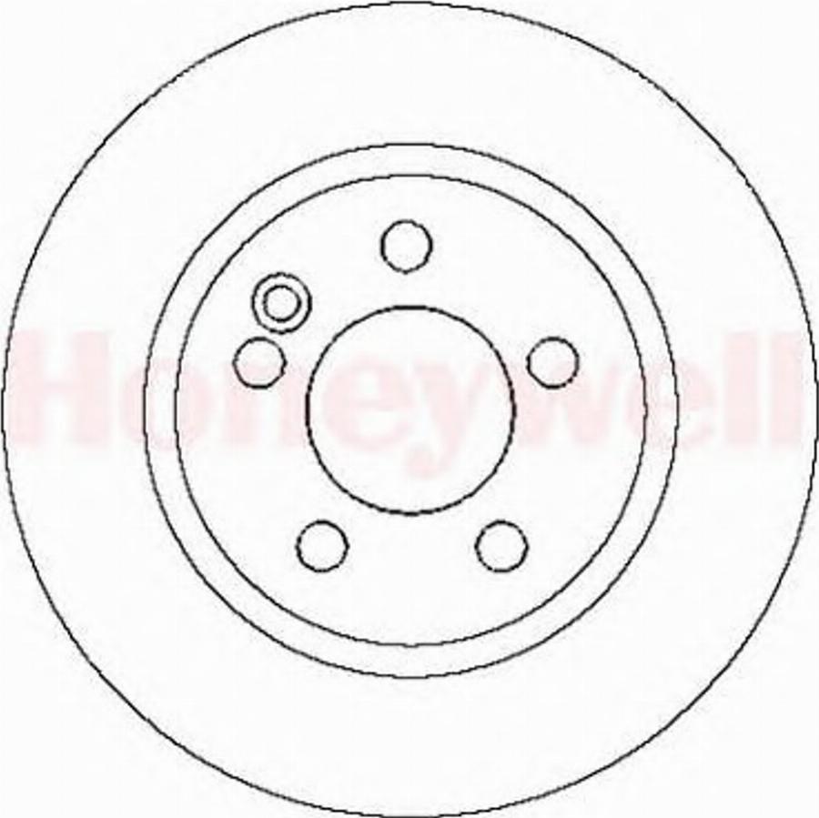 BENDIX 562249 B - Brake Disc autospares.lv