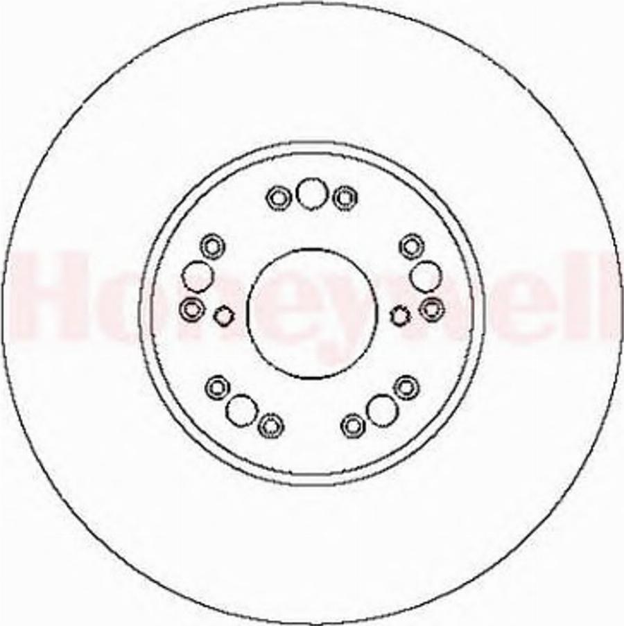 BENDIX 562248 B - Brake Disc autospares.lv