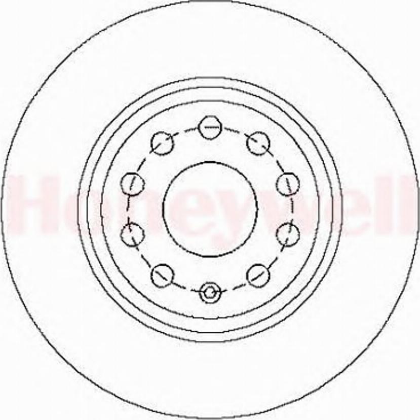 BENDIX 562258 B - Brake Disc autospares.lv