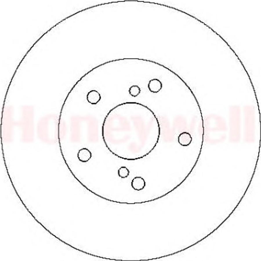 BENDIX 562287 B - Brake Disc autospares.lv