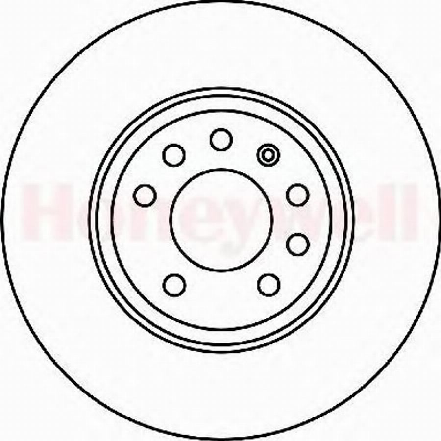 BENDIX 562222 B - Brake Disc autospares.lv