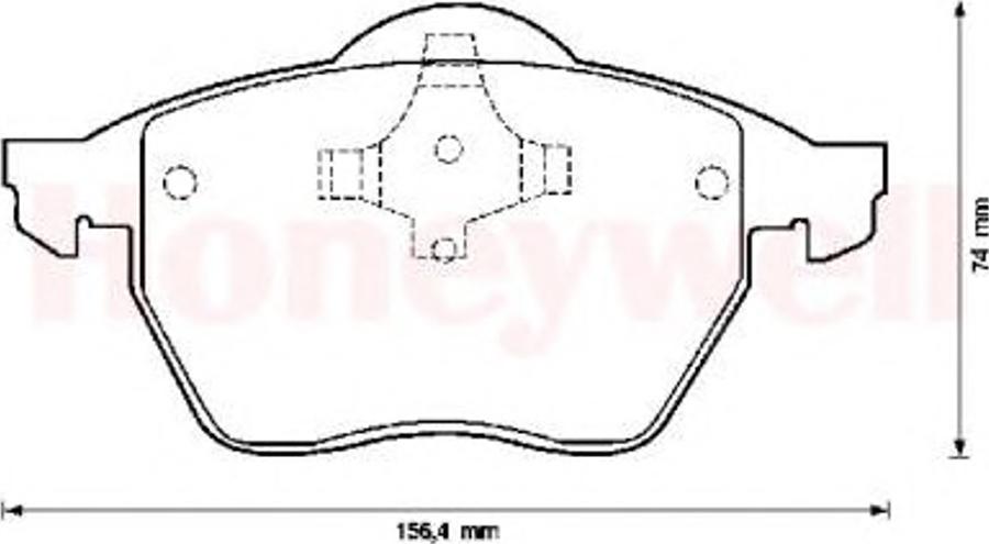 BENDIX 571921B - Brake Pad Set, disc brake autospares.lv