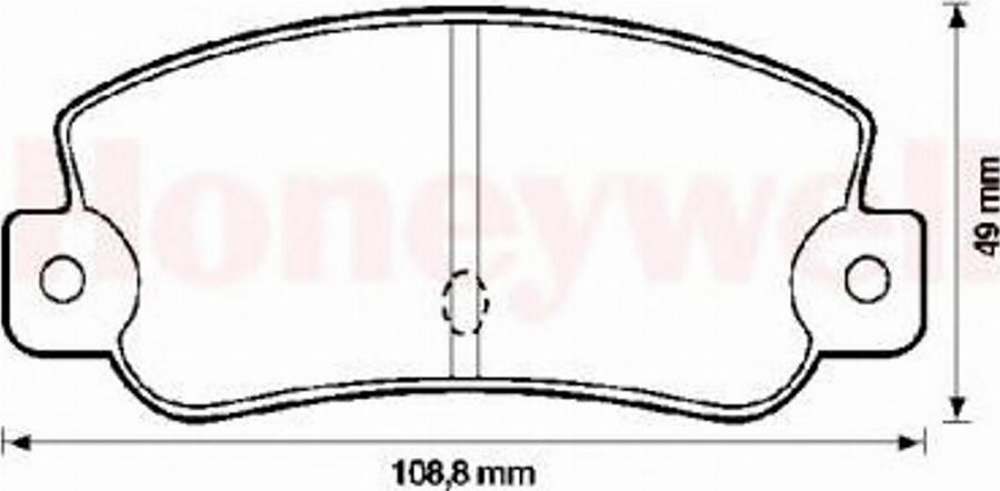 BENDIX 571474B - Brake Pad Set, disc brake autospares.lv