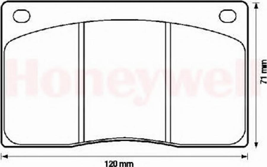 BENDIX 571533B - Brake Pad Set, disc brake autospares.lv