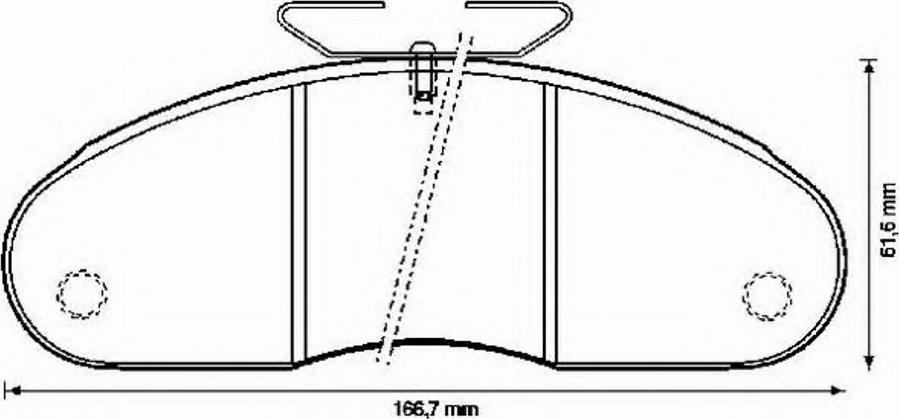 BENDIX 571885B - Brake Pad Set, disc brake autospares.lv