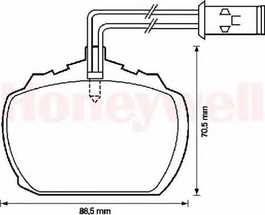 BENDIX 571820B - Brake Pad Set, disc brake autospares.lv