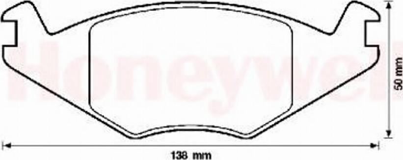 BENDIX 571315X - Brake Pad Set, disc brake autospares.lv