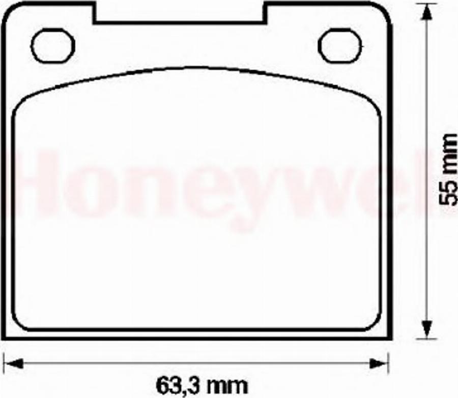 BENDIX 571204B - Brake Pad Set, disc brake autospares.lv