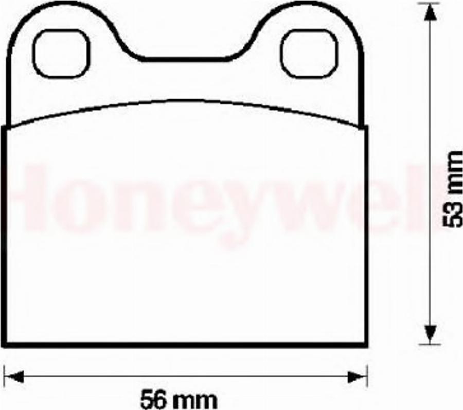 BENDIX 571205B - Brake Pad Set, disc brake autospares.lv