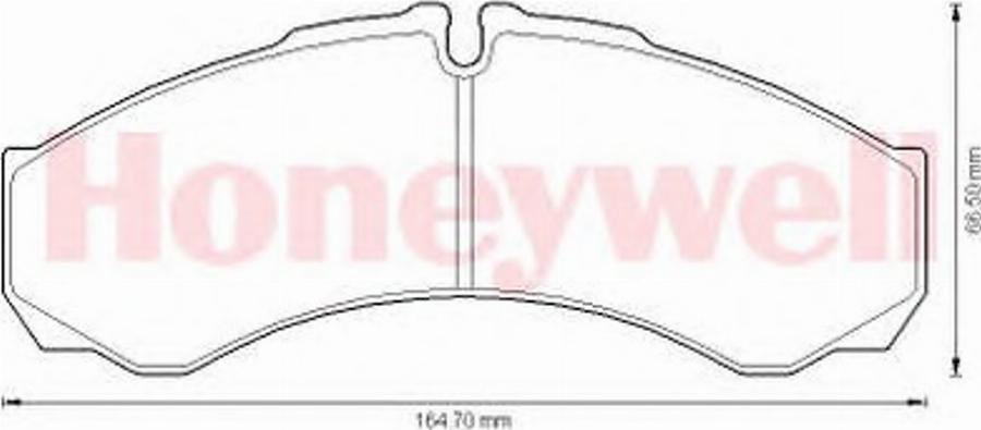 BENDIX 573505B - Brake Pad Set, disc brake autospares.lv