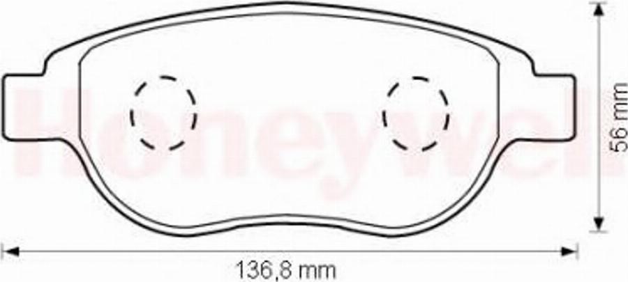 BENDIX 573031B - Brake Pad Set, disc brake autospares.lv