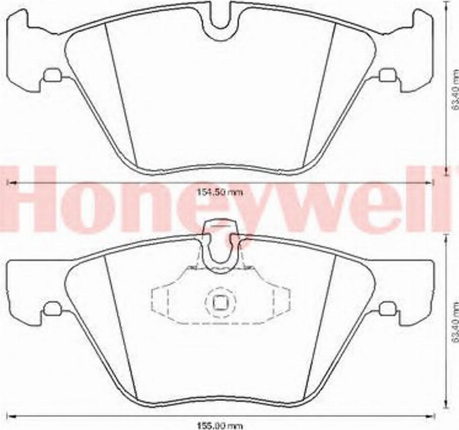 BENDIX 573188B - Brake Pad Set, disc brake autospares.lv