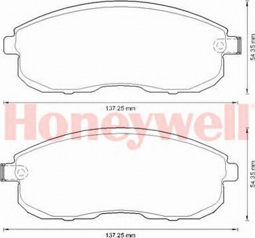 BENDIX 573304B - Brake Pad Set, disc brake autospares.lv