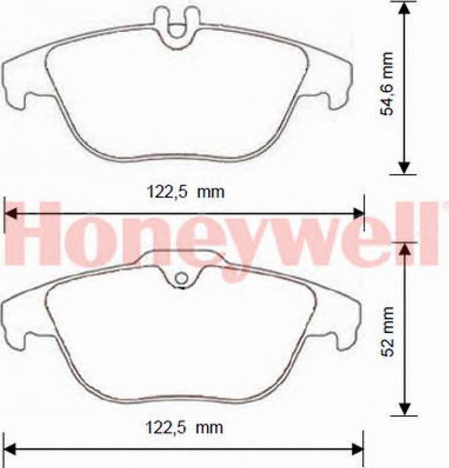 BENDIX 573248B - Brake Pad Set, disc brake autospares.lv