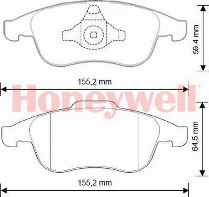 BENDIX 573268B - Brake Pad Set, disc brake autospares.lv