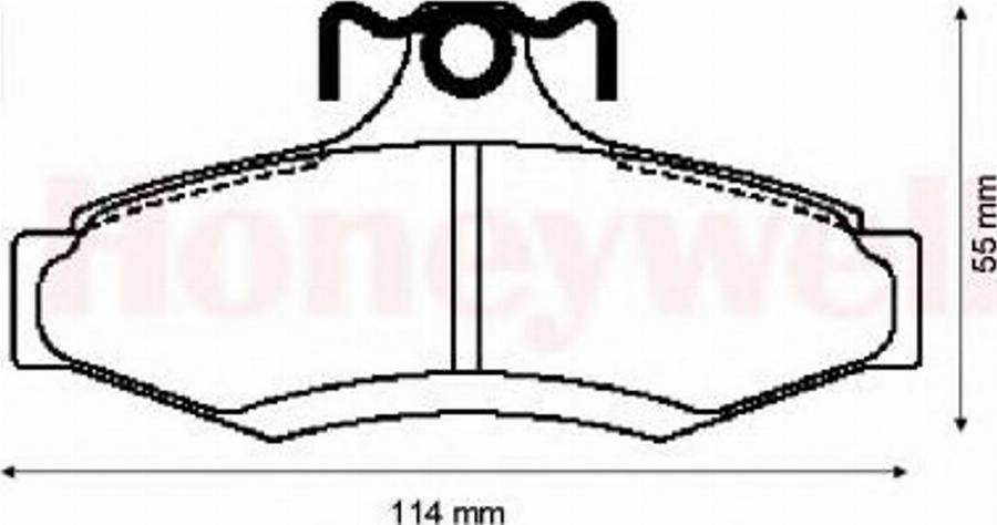 BENDIX 572406B - Brake Shoe Set autospares.lv