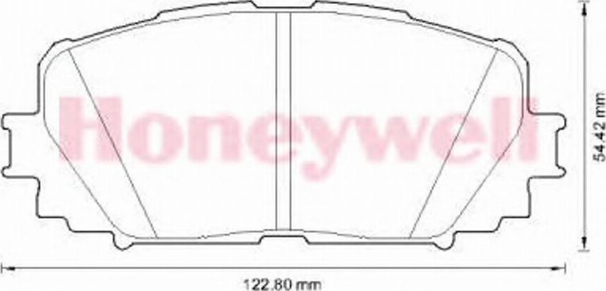 BENDIX 572594B - Brake Pad Set, disc brake autospares.lv