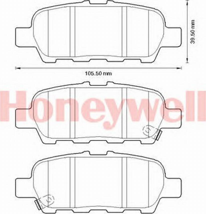 BENDIX 572654B - Brake Pad Set, disc brake autospares.lv