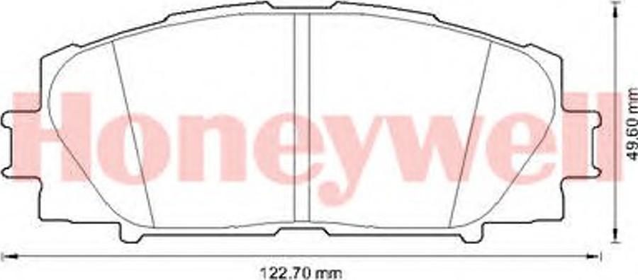 BENDIX 572631B - Brake Pad Set, disc brake autospares.lv