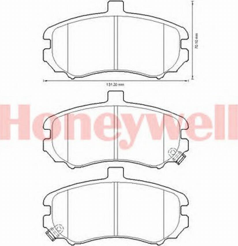 BENDIX 572622B - Brake Pad Set, disc brake autospares.lv