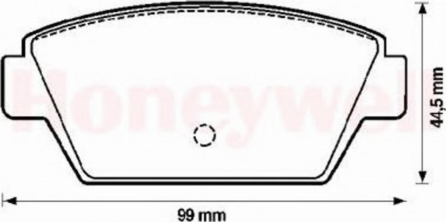 BENDIX 572159B - Brake Pad Set, disc brake autospares.lv