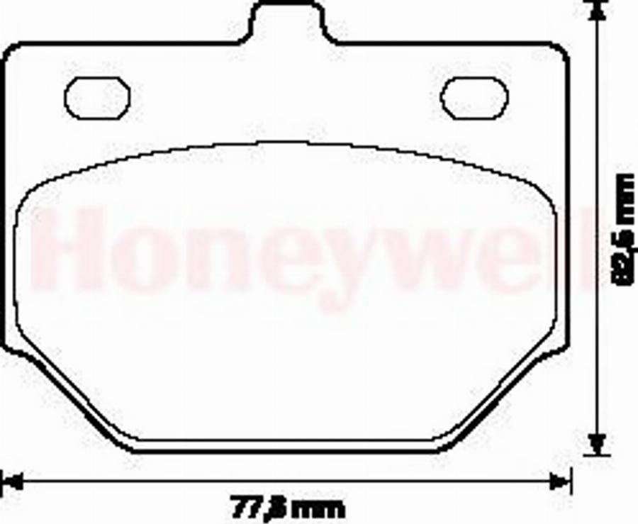 BENDIX 572111B - Brake Pad Set, disc brake autospares.lv