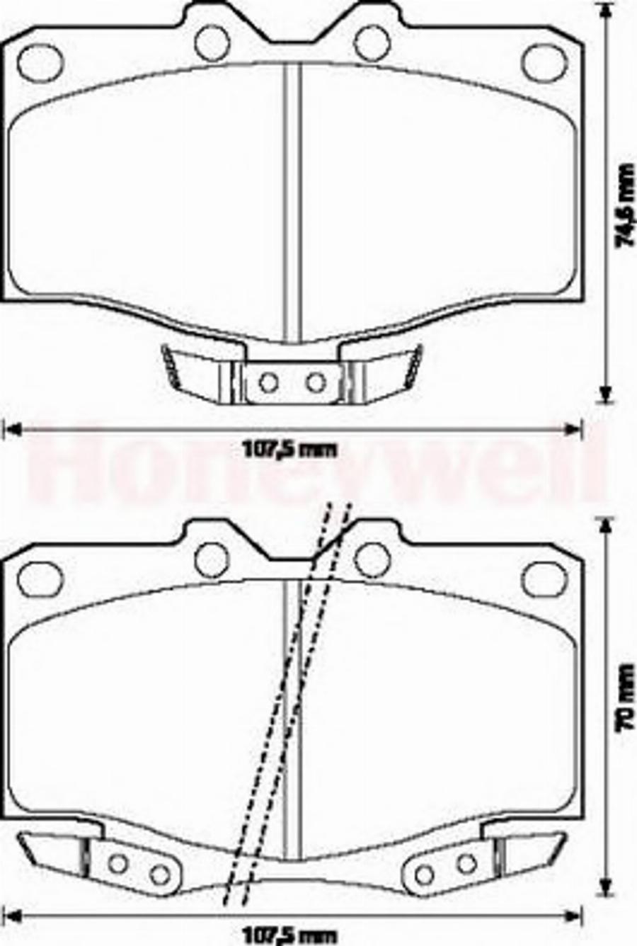 BENDIX 572185B - Brake Pad Set, disc brake autospares.lv